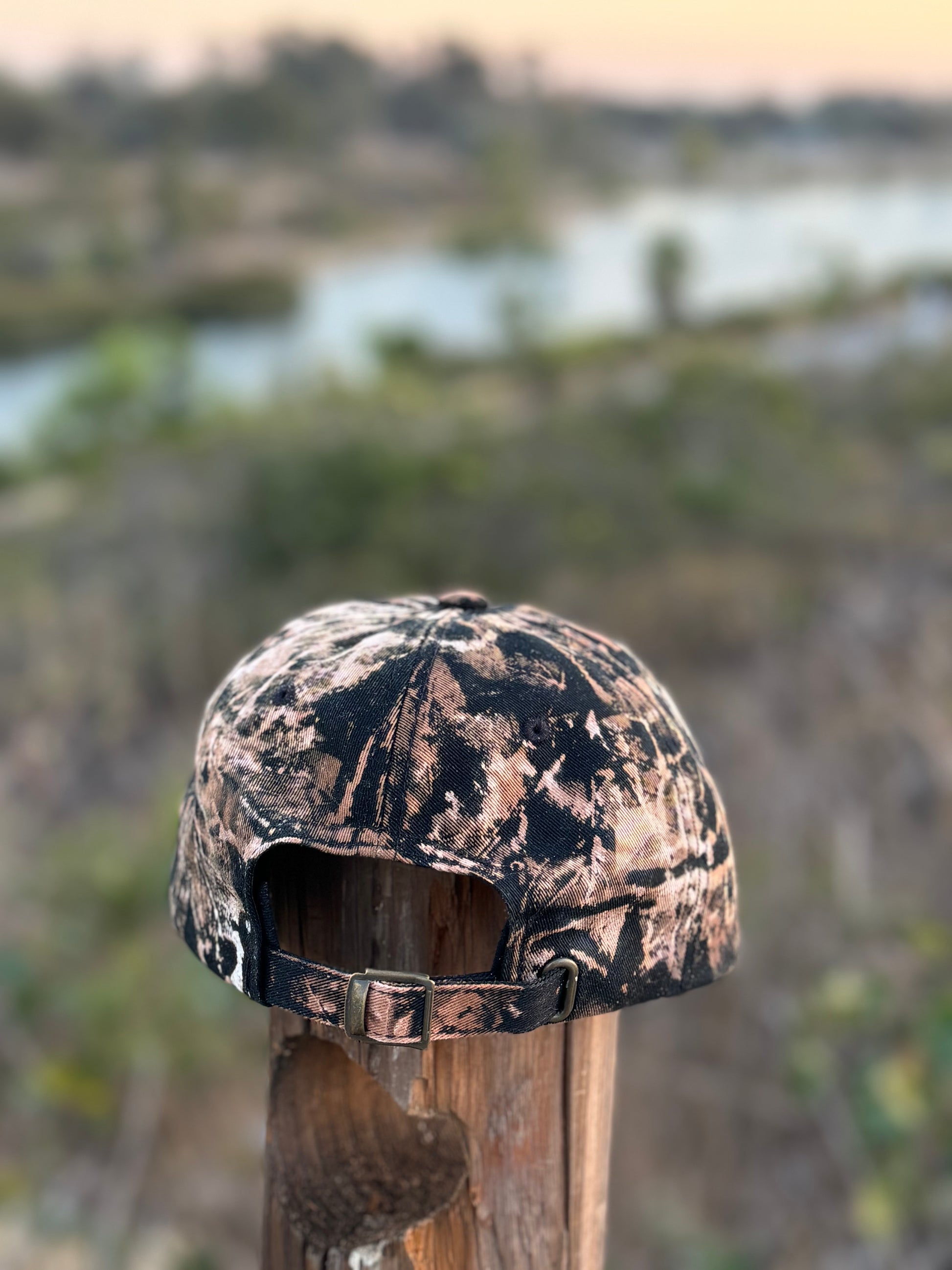 Black Camo Hat