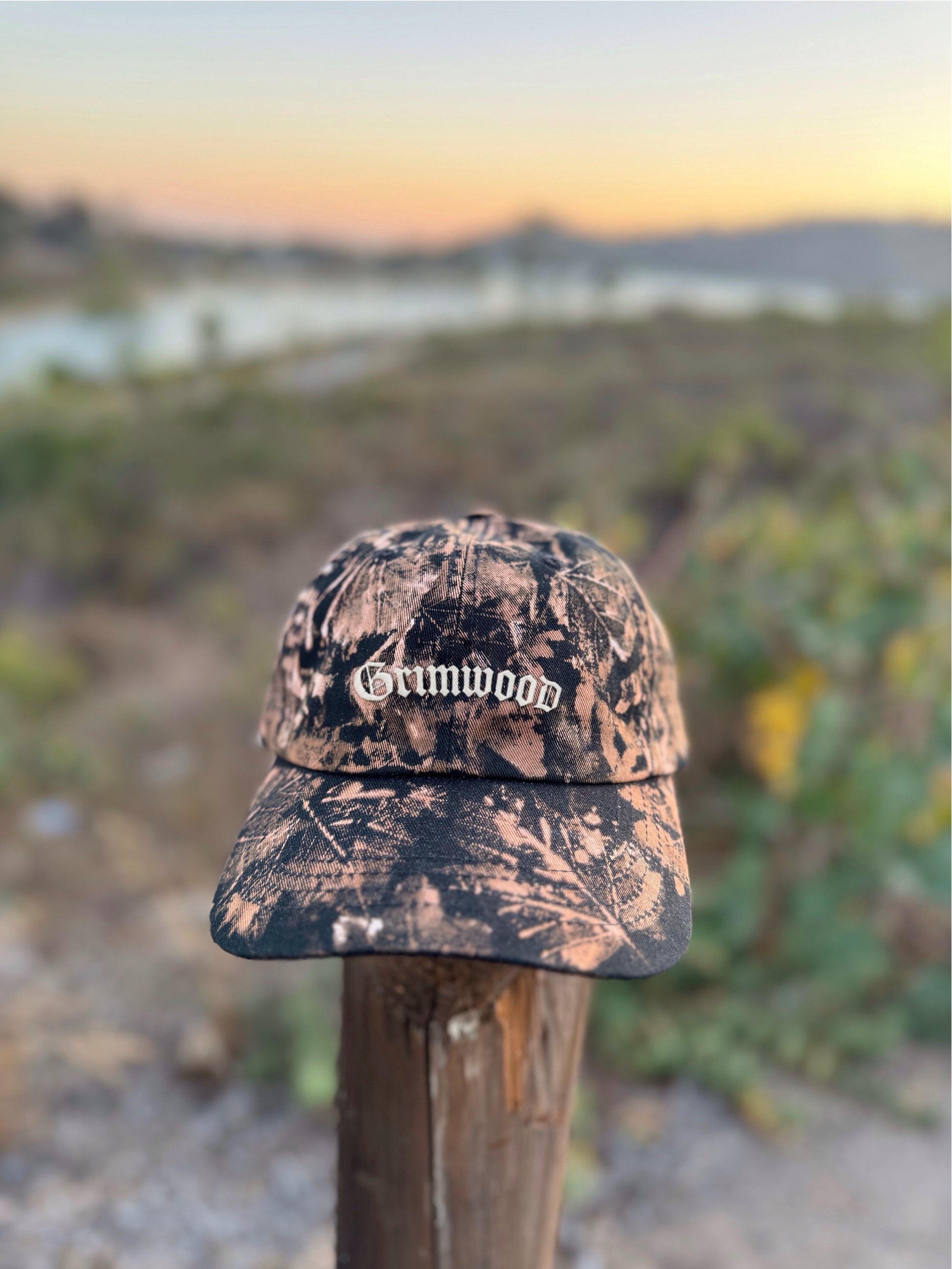 Black Camo Hat