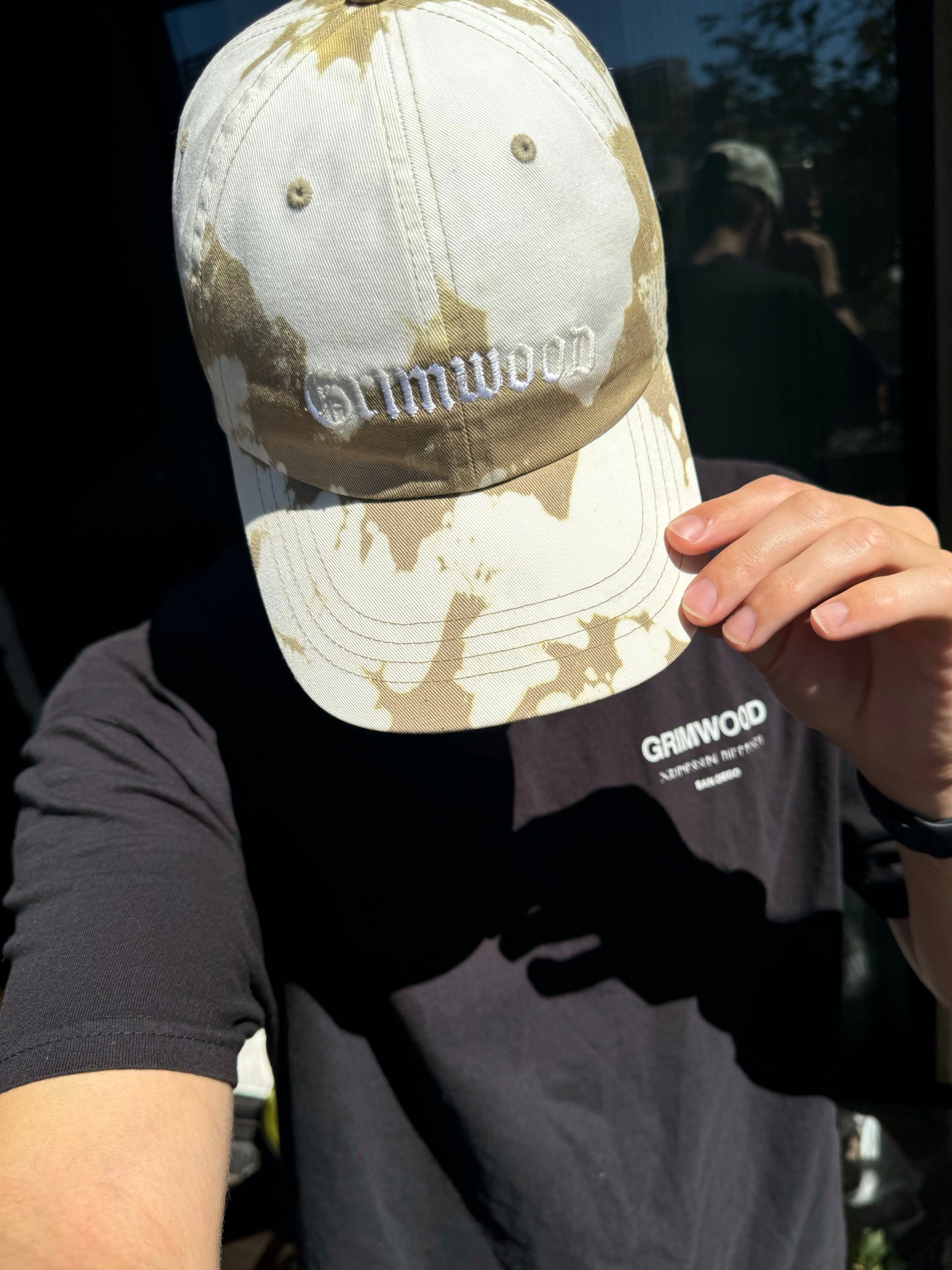 Khaki Cow Camo Hat